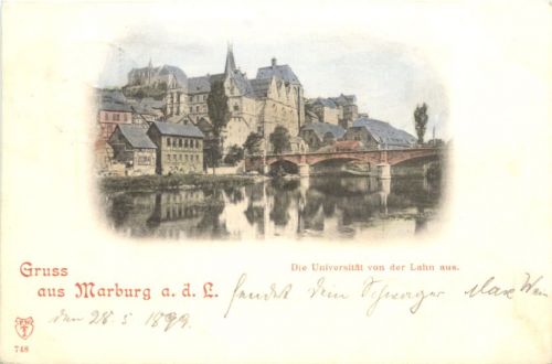 Gruss aus Marburg an der Lahn