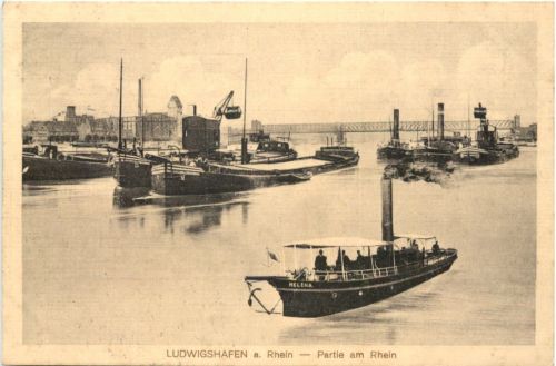 Ludwigshafen am Rhein - Partie am Rhein