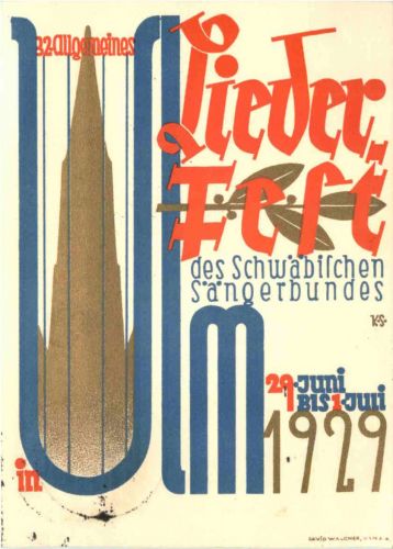 Ulm - Liederfest 1929