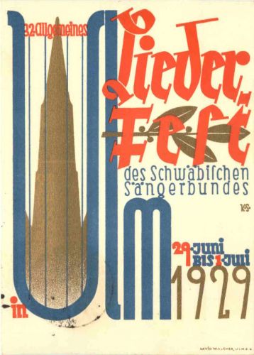 Ulm - Liederfest 1929