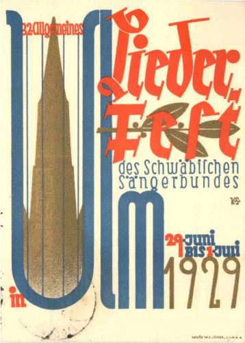 Ulm - Liederfest 1929