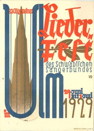 Ulm - Liederfest 1929