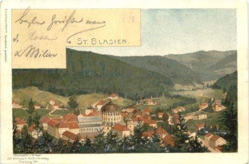 St. Blasien - Litho