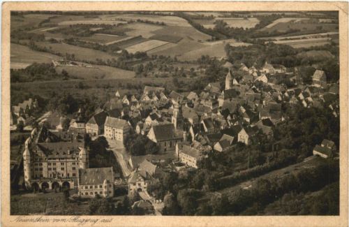 Neuenstein vom Flugzeug