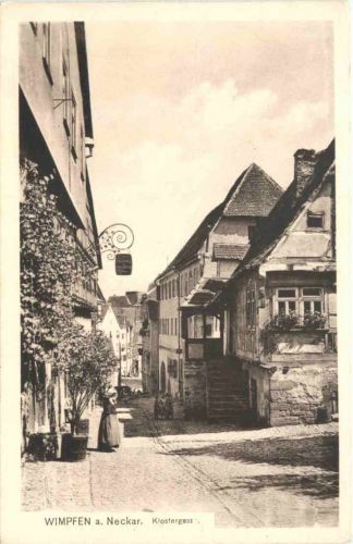 Wimpfen am Neckar - Klostergasse