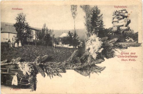 Gruss aus Unterbreitnau - Forsthaus