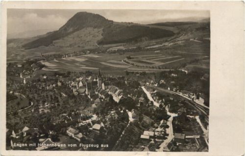 Engen - Flugzeugaufnahme