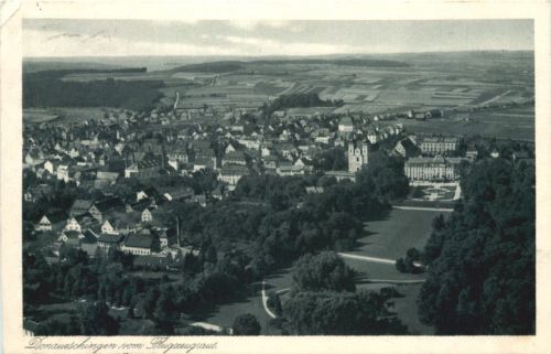 Donaueschingen vom Flugzeug