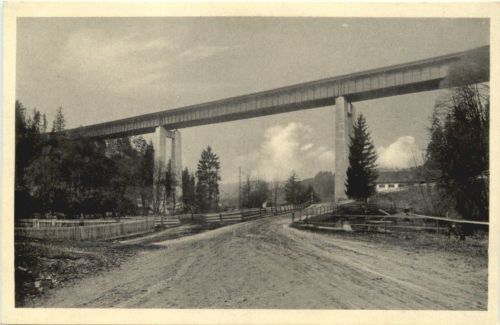 Mangfallbrücke der Reichsautobahn München Salzburg