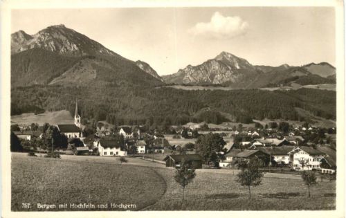 Bergen mit Hochfelln