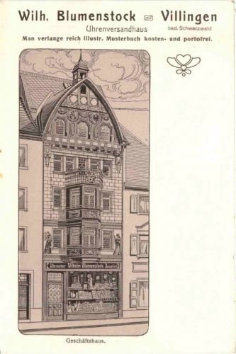 Villingen im Schwarzwald - Blumenstock - Uhrenversandhaus