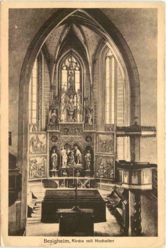 Besigheim - Kirche mit Hochaltar