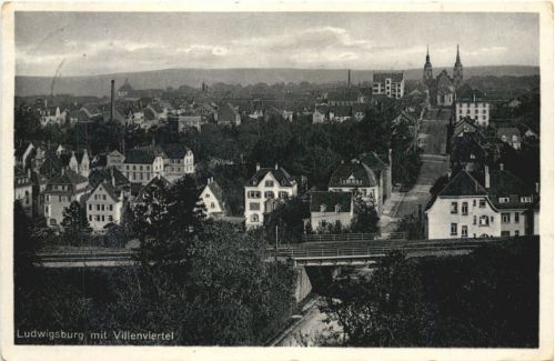 Ludwigsburg mit villenviertel