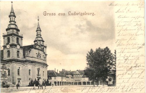 Gruss aus Ludwigsburg - Stadtkirche