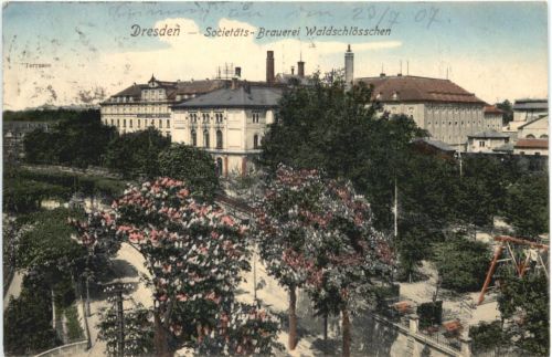 Dresden - Scietäts Brauerei Waldschlösschen