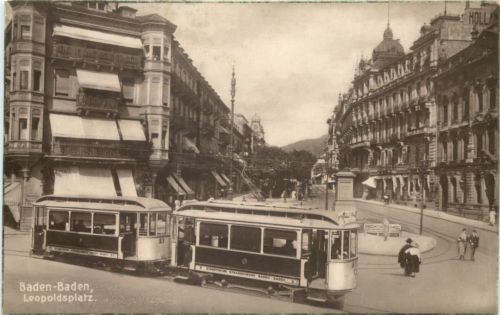 Baden-Baden - Leopoldsplatz - Strassenbahn