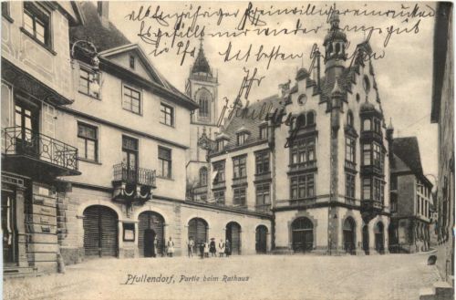 Pfullendorf - Partie beim Rathaus