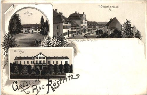 Gruss aus Bad Köstritz - Litho