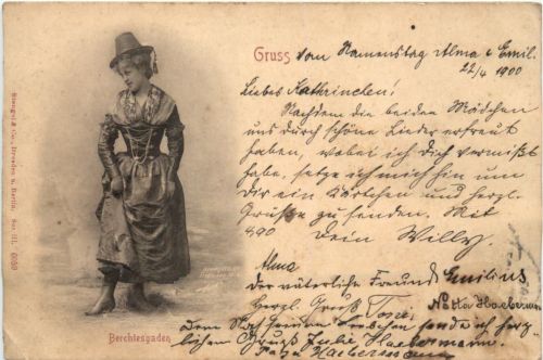 Berchtesgaden - Tracht - Reliefkarte