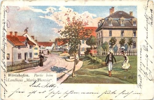 Wörishofen - Partie beim Landhaus Maria Theresia