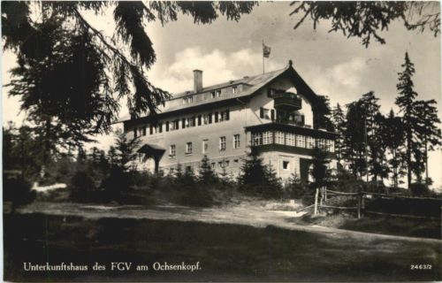 Unterkunftshaus des FGV am Ochsenkopf bei Fleckl