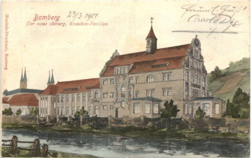 Bamberg - Der neue chirurg. Krnaken Pavillon