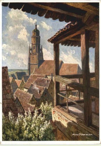 Nördlingen - Künstler Ak Ohmayer