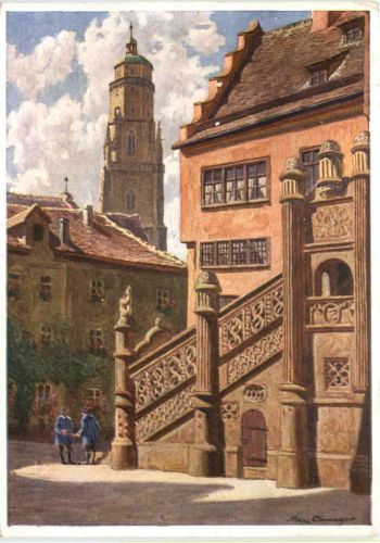 Nördlingen - Künstler Ak Ohmayer