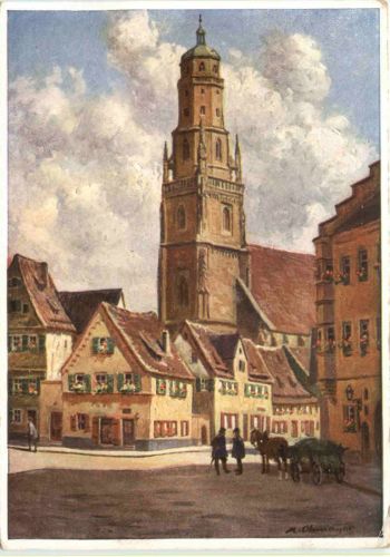 Nördlingen - Künstler Ak Ohmayer