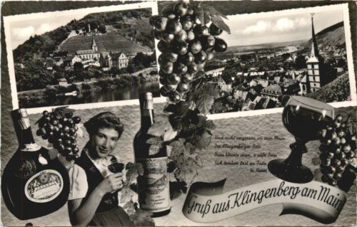 Gruss aus Klingenberg am Main - Wein
