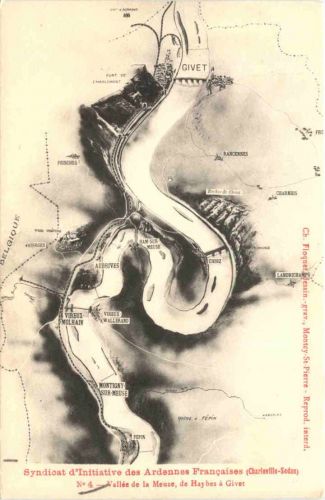 Vallee de la Meuse - Landkarte