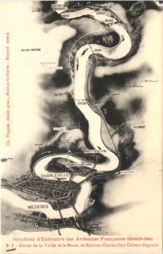 Vallee de la Meuse - Landkarte