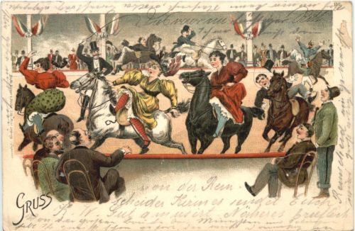 Kirmes - Jahrmarkt Lennep - Litho
