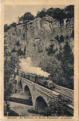 Hönnetal - Uhufelsen von Station Klusenstein