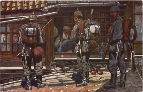 WW1 Beim türkischen Schneider in Uesküb