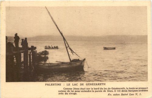 Palestine - Le Lac de Genezareth