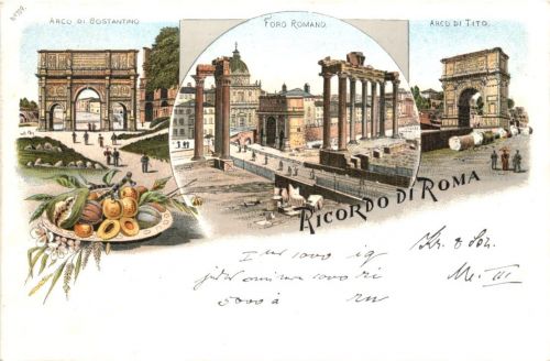 Ricordo di Roma - Litho