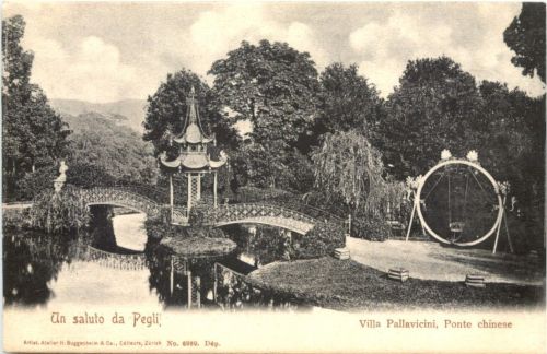 Un saluto da Pegli - Villa Pallavicini - Ponte chinese