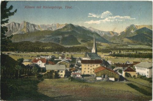 Kössen mit Kaisergebirge