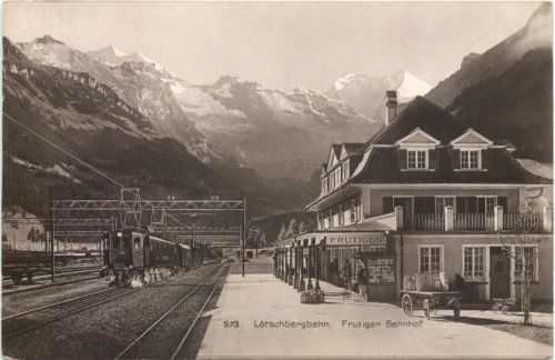 Lötschbergbahn - Frutigen Bahnhof