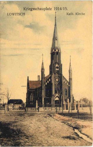 Lowitsch - Kath Kirche - Feldpost