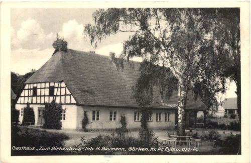 Görken Kr. Preussisch Eylau - Gasthaus Zum Birkenkrug - Ostpreussen