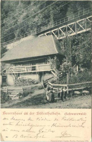 Bauernhaus an der Höllenthalbahn