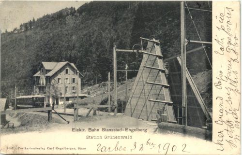 Elektrische Bahn Stansstad Engelberg - Station Grünwald