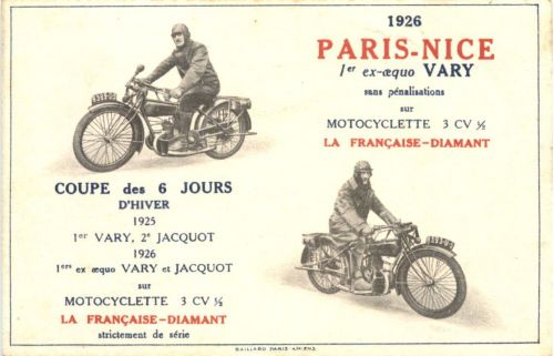 Motorrad - Coupe des 6 Jours - Paris Nice