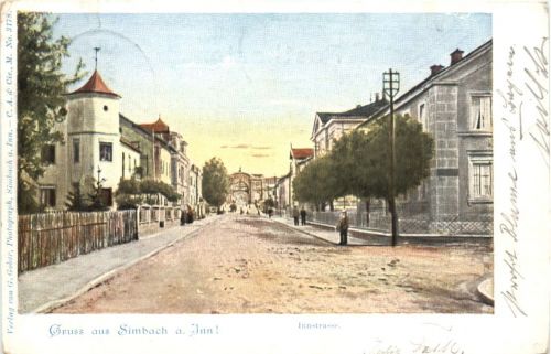 Gruss aus Simbach am Inn - Innstrasse