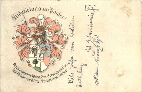 Erlangen - Fridericiana - Studentika