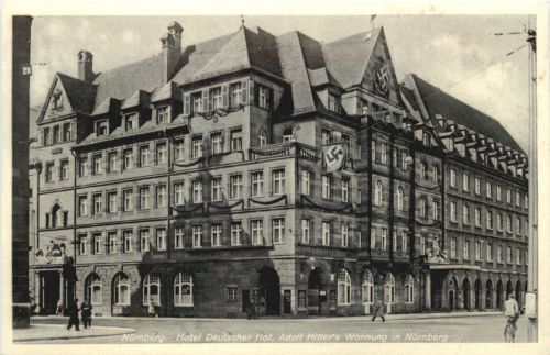 Nürnberg - Hotel Deutscher Hof - Adolf Hitlers Wohnung - 3. Reich