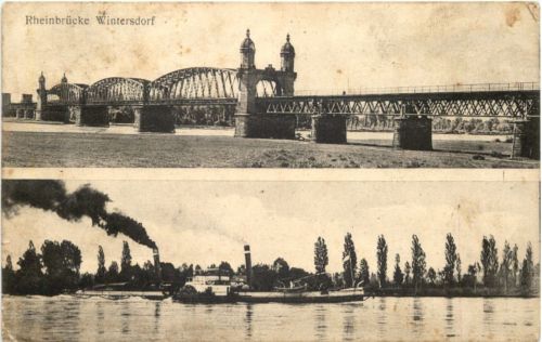 Iffezheim - Rheinbrücke Wintersdorf