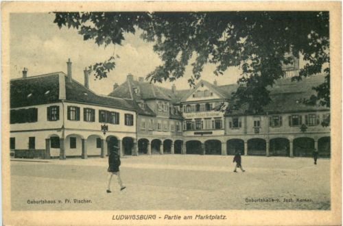 Ludwigsburg - Partie am Marktplatz